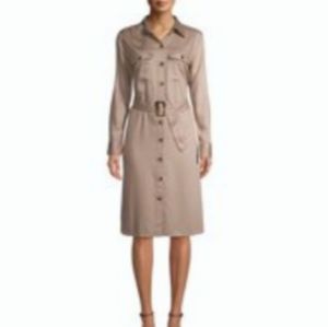 Time and Tru Long Sleeve Shirt Dress XL